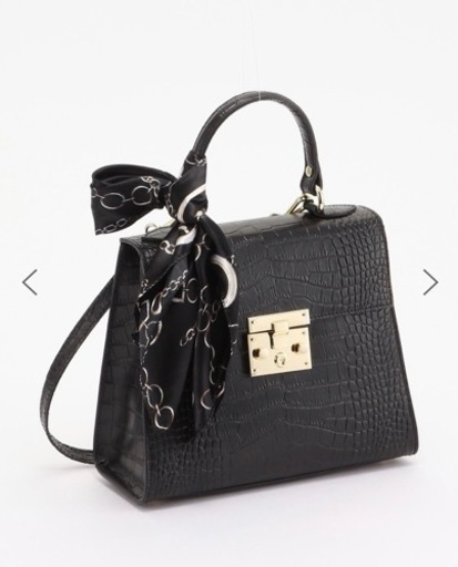 【美品】牛皮　バッグ　ブラック