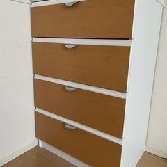 値下げ　チェスト　4段　