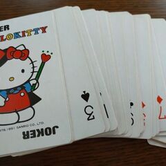 美品・キティちゃんのトランプの画像