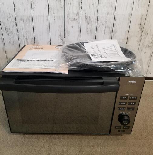 【極上品】ツインバード　TWINBIRD DR-E857B\n センサー付フラットオーブンレンジ 18L \nミラーデザイン ブラック\n