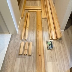 IKEA 木材　シングルベッドのフレーム　復元不可