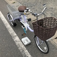 電動三輪アシスト自転車PanasonicかろやかライフEB (春風) 白井