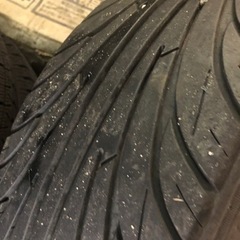 15インチ　6J 100 タイヤ付　165/50r15の画像
