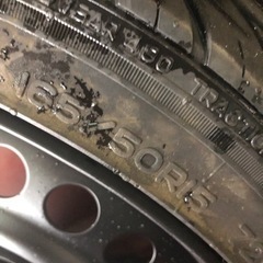 15インチ　6J 100 タイヤ付　165/50r15の画像