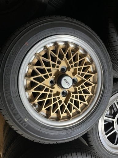 エンケイ　メッシュ　13インチ　5.5J＋35 4穴　PCD100