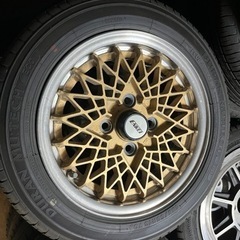 エンケイ　メッシュ　13インチ　5.5J＋35 4穴　PCD100