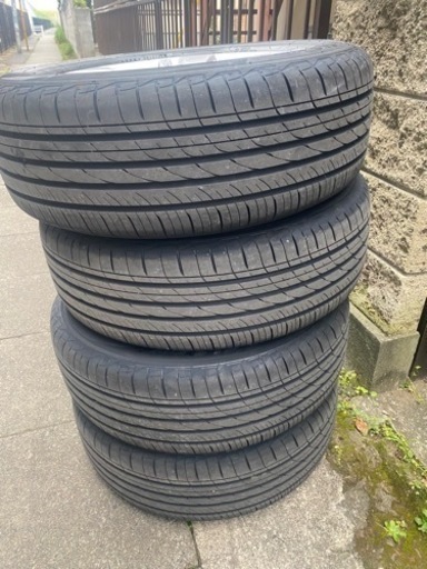 【値下げしました】ハリアー60系　中古アルミホイール　新品タイヤセット