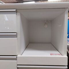 ニトリ　レジュ―ム１２０－２ＱＨ　キッチンカウンター　白　【愛品倶楽部柏店】の画像
