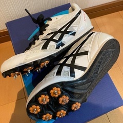 アシックス 陸上用スパイク 22.5センチの画像