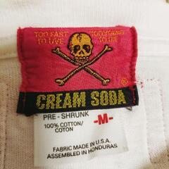 CREAM SODA クリームソーダ Tシャツ ホワイトＭの画像