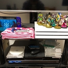 TV50インチ　TV台付き※追記有りの画像