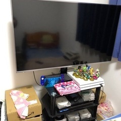 TV50インチ　TV台付き※追記有り