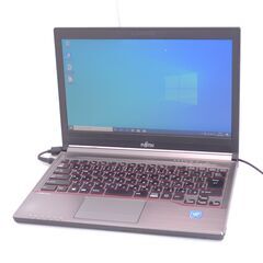 中古美品 日本製 13インチ ノートPC 富士通 E736/P 第6世代 Celeron 8GB 500G DVDRW 無線 Wi-Fi Bluetooth Windows10 Office