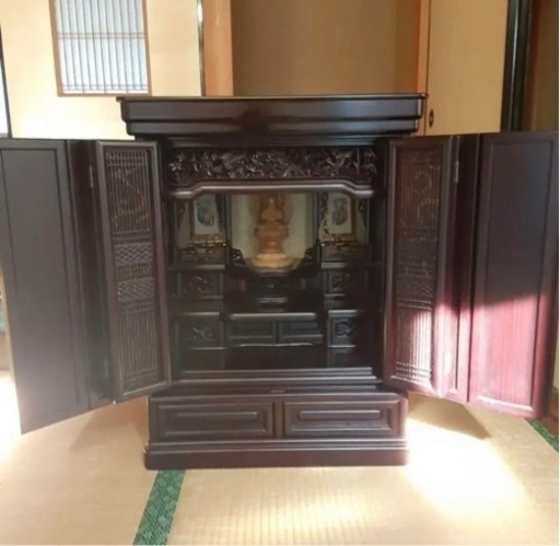 中古仏壇　紫檀25号