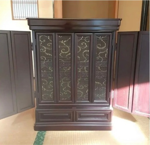 中古仏壇　紫檀25号