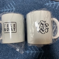 決まりました。未使用　マグカップ　ペア　ホワイト　テレボート
