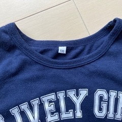七分袖ワンピース　120cmの画像