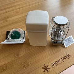 ★SNOW PEAK(スノーピーク)★ キャンプ道具未使用品を譲ります。の画像