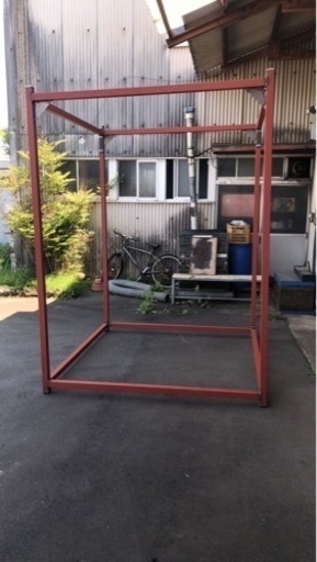 新品鉄骨１坪ハウス、ＤＩＹ用鉄骨フレーム