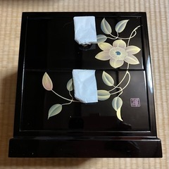 伝統消金粉手描蒔絵 鉄仙 春峰作 タンスの画像