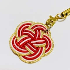 2way 水引ストラップ&ペンダントトップ③ ＊ハンドメイド＊の画像