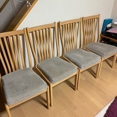 ［取引中］チェアー、椅子4脚セット
