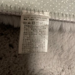 差し上げます　Francfranc ラグマットの画像