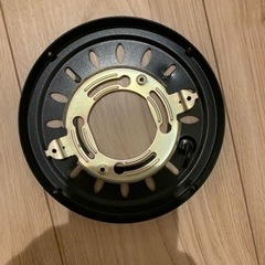 【受け渡し決定済】シーリングファン セット ブラウン x ベージュ 扇風機の画像