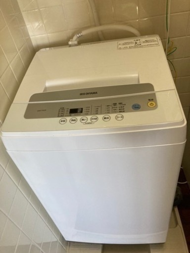 全自動洗濯機 5㌔ 綺麗なホワイトカラー