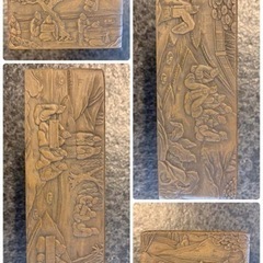 澄泥硯　最上位　鱔魚黄　鱔魚黄澄泥硯　上下蓋・箱付き　蘭亭硯 澄泥硯 最上位 鱔魚黄 鱔魚黄澄泥硯 上下蓋・箱付き 蘭亭硯