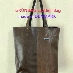 レザー　トートバッグ　GRÜNBAG Leather Bag 新品