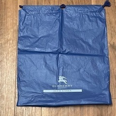 バーバリー Burberryショッパー ナイロン ビニール 巾着袋の画像