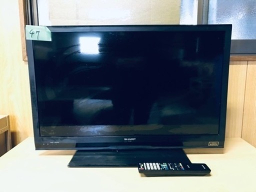 ②47番 SHARP✨液晶テレビ✨LC-32H9‼️