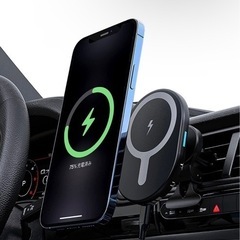 Magsafe 車載マグネット式 ワイヤレススマホ充電器