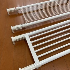 【無料】つっぱり棚　２個セットの画像