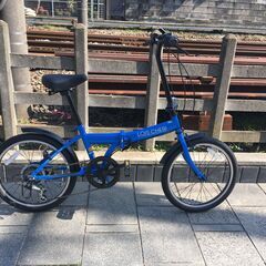 5段階変速ギアつき　折り畳み自転車