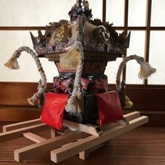 超リアル神輿黒崎風白木屋台完成品の画像