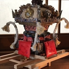 超リアル神輿黒崎風白木屋台完成品の画像