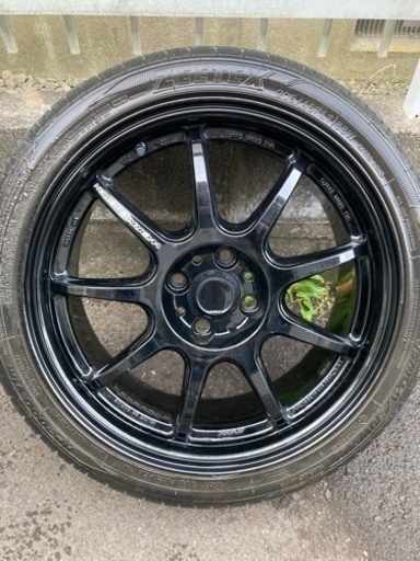 【値下げしました！】17インチ 4本セット ワーク アルミホイール 黒艶