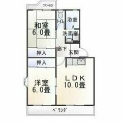 💗(2LDK)敷礼仲介手数料なし☆１ヶ月家賃無料！✨東海道本線 ...