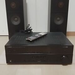 AVアンプとスピーカー、取りに来られる方に差し上げます。