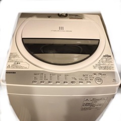 【28日19時以降引取】洗濯機6kg TOSHIBA AW-6G6の画像