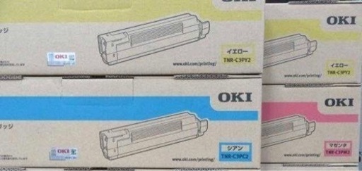 OKI トナーカートリッジ　TNR-C3P 未使用4本セット　mc862、852等