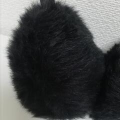 値下げ！二点セット　美品イヤーマフと新品ピアス　防寒の画像