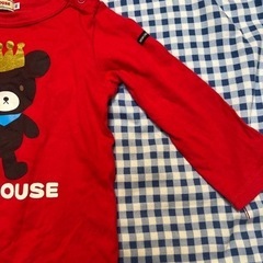 ミキハウス　長袖tシャツの画像