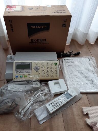【決まりました】シャープ　FAX付き電話機　子機1台