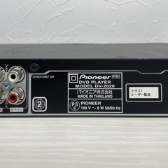 ●■ Pioneer パイオニア DV-2020 DVDプレーヤー 動作確認済の画像