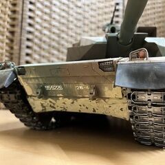 ジャンク タミヤ 陸上自衛隊 10式戦車 1/16 ビッグタンクシリーズ No.9 ディスプレイモデル 模型 破損有り ☆ 札幌市白石区 白石店 の画像