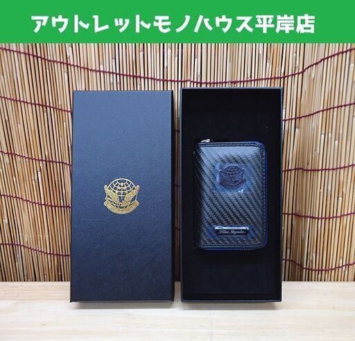 新品 ブルーインパルス 創設60周年記念 カーボンファイバー財布 ブラックエンブレム マルチケース Blue Impulse 札幌市 豊平区