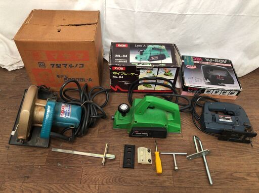 【ジャンク品】マキタ・RYOBI電動工具　3点セット J06035